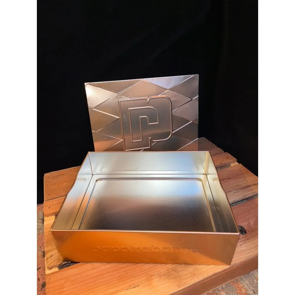 Large Copper Colored Phantom by Paco Rabanne 2pc Gift Set BOX / TIN only